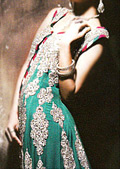Sea Green Crinkle Chiffon Suit 