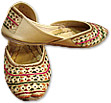 Ladies Khussa- Light Golden