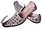 Gents Khussa- Light Golden/Black 