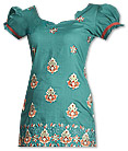Sea Green/Brown Georgette Suit