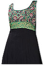 Black/Sea Green Chiffon Suit