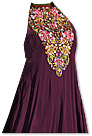 Dark Purple Georgette Suit