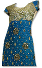 Blue/Green Jamawar Suit