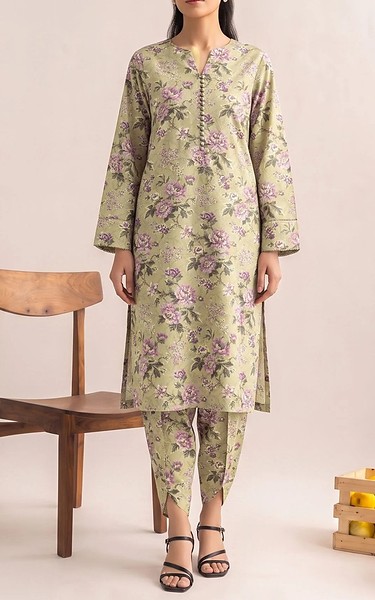 Adans Libas Green Mist Lawn Suit (2 Pcs) | Pakistani Lawn Dress in USA- Image 1