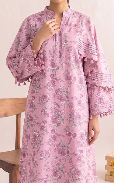 Adans Libas Pink Pearl Lawn Suit (2 Pcs) | Pakistani Lawn Dress in USA- Image 2