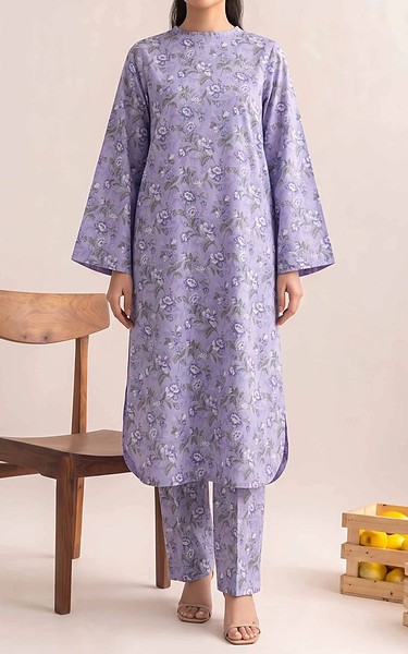 Adans Libas Light Pastel Purple Lawn Suit (2 Pcs) | Pakistani Lawn Dress in USA- Image 1