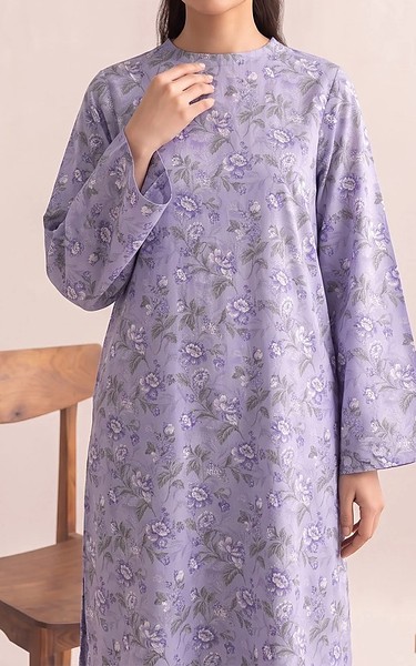 Adans Libas Light Pastel Purple Lawn Suit (2 Pcs) | Pakistani Lawn Dress in USA- Image 2