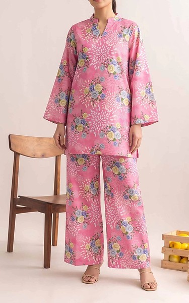 Adans Libas Pink Pearl Lawn Suit (2 Pcs) | Pakistani Lawn Dress in USA- Image 1
