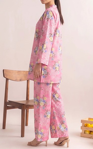Adans Libas Pink Pearl Lawn Suit (2 Pcs) | Pakistani Lawn Dress in USA- Image 2