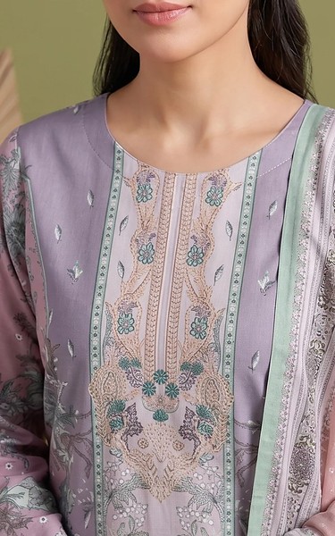 Adans Libas Lavender/Pink Lawn Suit | Pakistani Lawn Dress in USA- Image 2