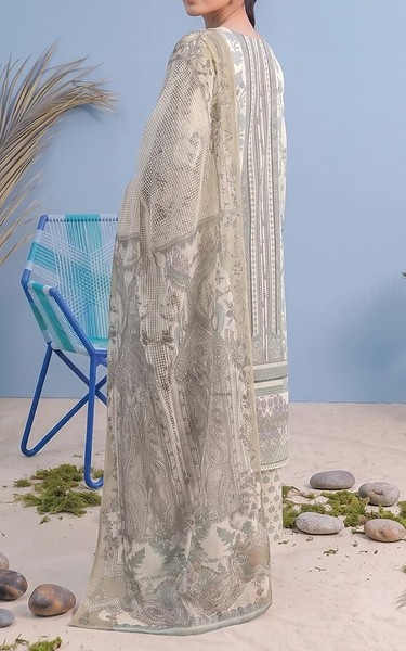 Adans Libas Off-white Lawn Suit | Pakistani Lawn Dress in USA- Image 2