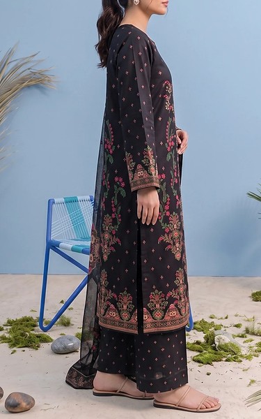 Adans Libas Black Lawn Suit | Pakistani Lawn Dress in USA- Image 2