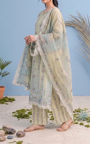 Adans Libas Ivory Lawn Suit | Pakistani Lawn Dress in USA- Image 2