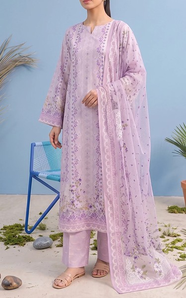 Adans Libas Soft Purple Lawn Suit | Pakistani Lawn Dress in USA- Image 1