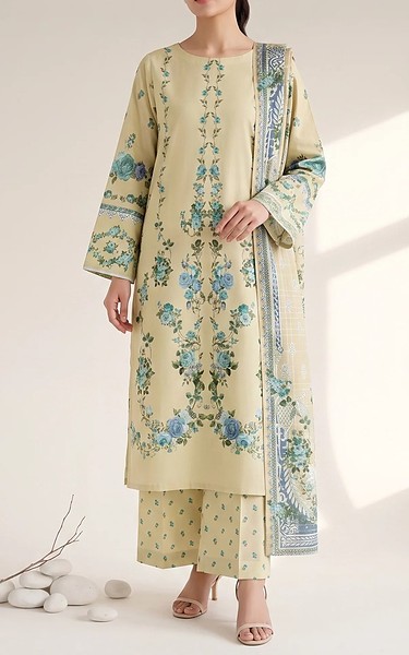 Adans Libas Ivory Lawn Suit | Pakistani Lawn Dress in USA- Image 1