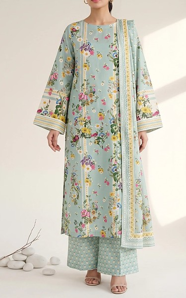 Adans Libas Multicolor Lawn Suit | Pakistani Lawn Dress in USA- Image 1