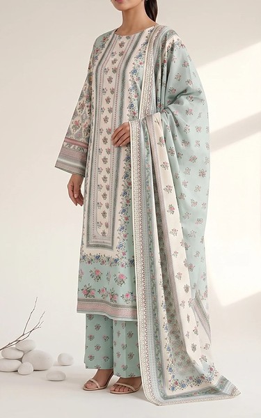 Adans Libas Sky Blue Lawn Suit | Pakistani Lawn Dress in USA- Image 1