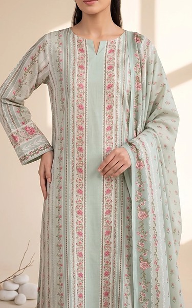 Adans Libas Light Turquoise Lawn Suit | Pakistani Lawn Dress in USA- Image 2