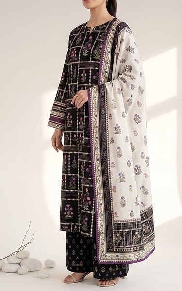 Adans Libas Black Lawn Suit | Pakistani Lawn Dress in USA- Image 2