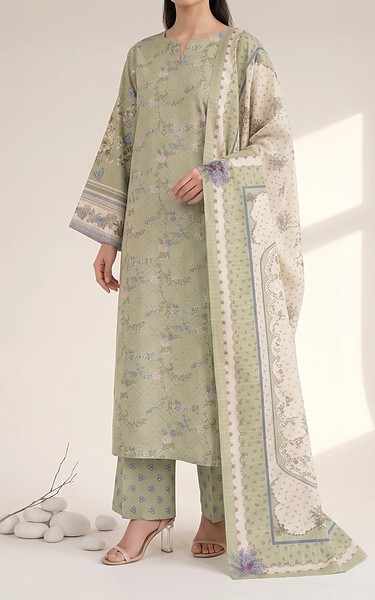 Adans Libas Light Green Lawn Suit | Pakistani Lawn Dress in USA- Image 1