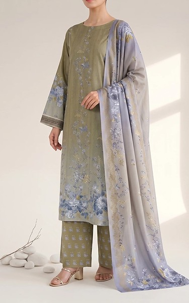 Adans Libas Light Green Lawn Suit | Pakistani Lawn Dress in USA- Image 1