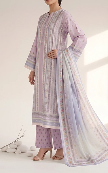 Adans Libas Lilac Lawn Suit | Pakistani Lawn Dress in USA- Image 2