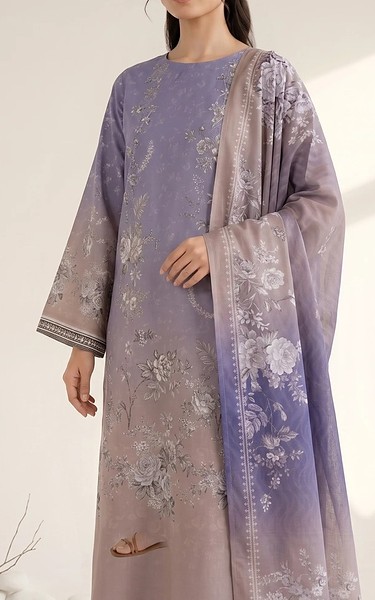 Adans Libas Soft Purple Lawn Suit | Pakistani Lawn Dress in USA- Image 2