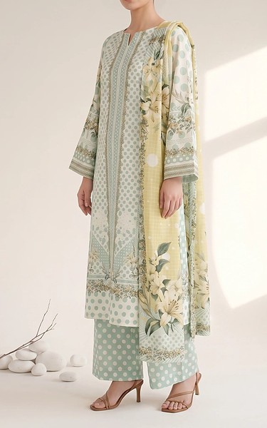 Adans Libas Light Turquoise Lawn Suit | Pakistani Lawn Dress in USA- Image 1