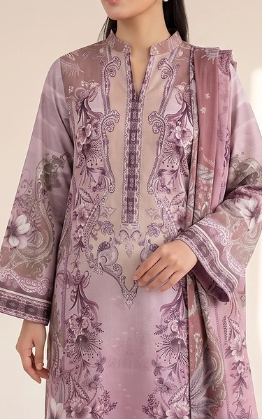 Adans Libas Tea Pink Lawn Suit | Pakistani Lawn Dress in USA- Image 2