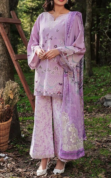 Afsanah Lilac Lawn Suit | Pakistani Lawn Dress in USA- Image 1