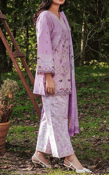 Afsanah Lilac Lawn Suit | Pakistani Lawn Dress in USA- Image 2