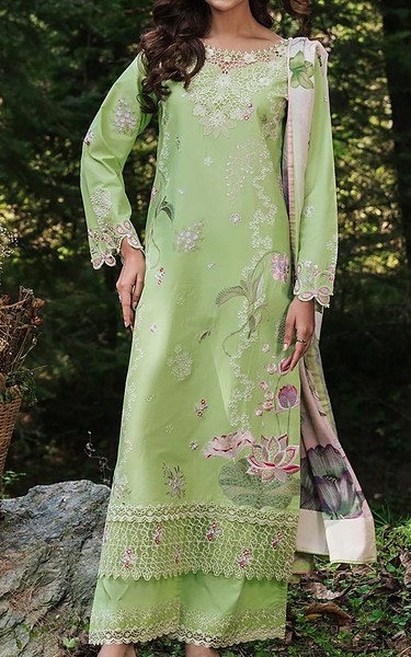 Afsanah Olivine Lawn Suit | Pakistani Lawn Dress in USA- Image 1