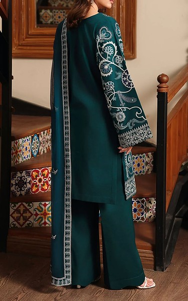 Afsanah Teal Lawn Suit | Pakistani Lawn Dress in USA- Image 2