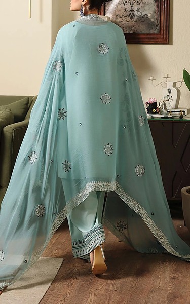 Afsanah Sea Mist Lawn Suit | Pakistani Lawn Dress in USA- Image 2