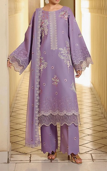 Afsanah Faded Purple Lawn Suit | Pakistani Lawn Dress in USA- Image 1