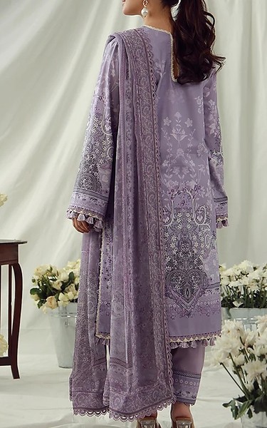 Asim Jofa Lilac Cambric Suit | Pakistani Winter Dresses in USA- Image 2