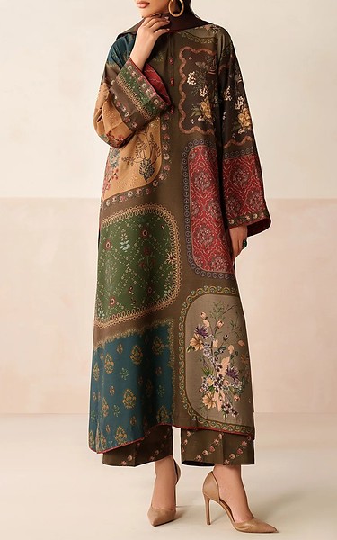 Baroque Multi Viscose Suit | Pakistani Winter Dresses in USA- Image 2