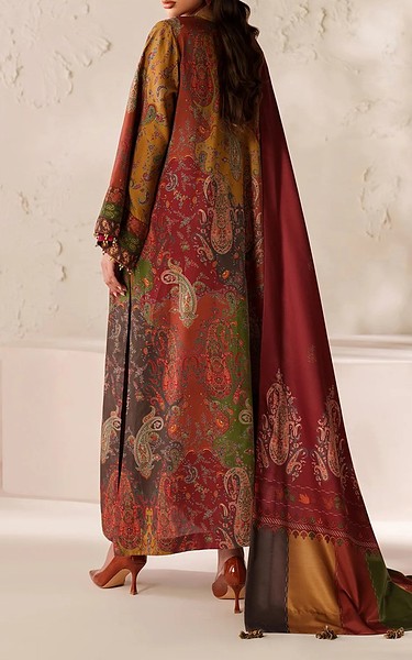 Baroque Multi Viscose Suit | Pakistani Winter Dresses in USA- Image 2