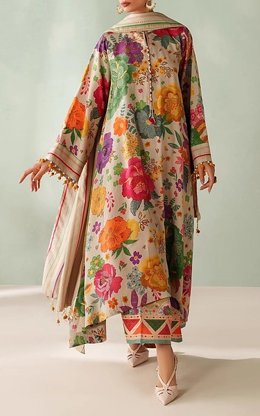 Baroque Multi Viscose Suit | Pakistani Winter Dresses in USA- Image 1