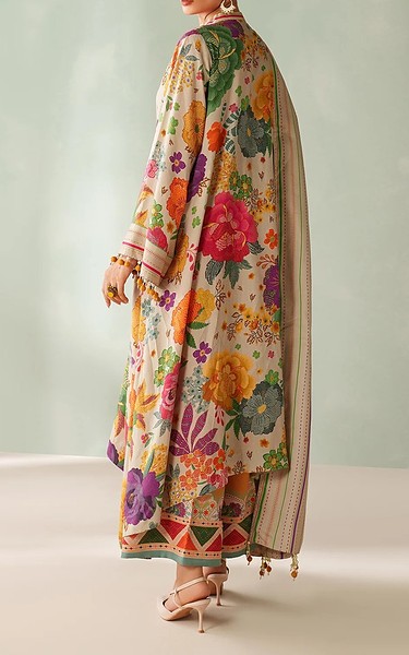 Baroque Multi Viscose Suit | Pakistani Winter Dresses in USA- Image 2