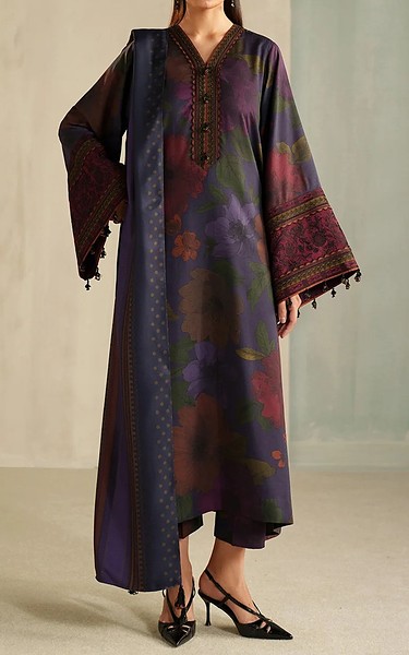 Baroque Multi Viscose Suit | Pakistani Winter Dresses in USA- Image 1