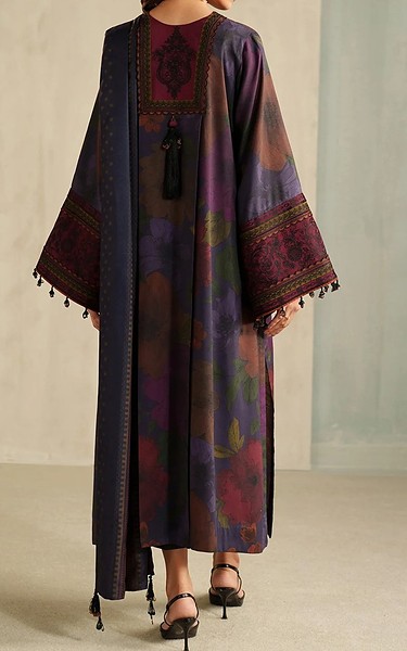 Baroque Multi Viscose Suit | Pakistani Winter Dresses in USA- Image 2