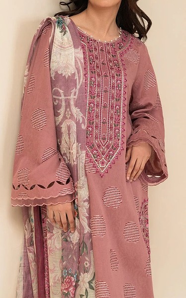 Beechtree Peach Lawn Suit | Pakistani Lawn Dress in USA- Image 1