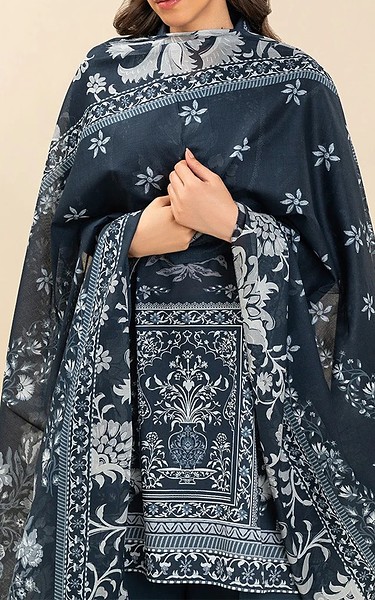 Beechtree Charcoal Lawn Suit | Pakistani Lawn Dress in USA- Image 1