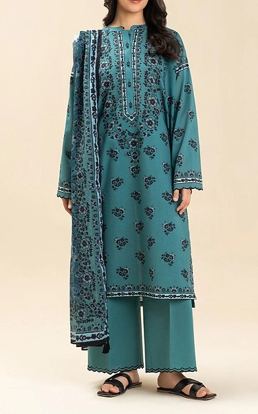 Beechtree Sea Green Lawn Suit | Pakistani Lawn Dress in USA- Image 1