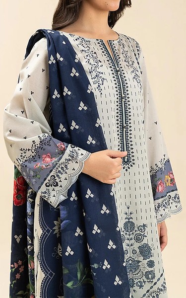 Beechtree Off-white Lawn Suit | Pakistani Lawn Dress in USA- Image 1