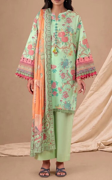 Bonanza Sea Mist Lawn Suit | Pakistani Lawn Dress in USA- Image 1