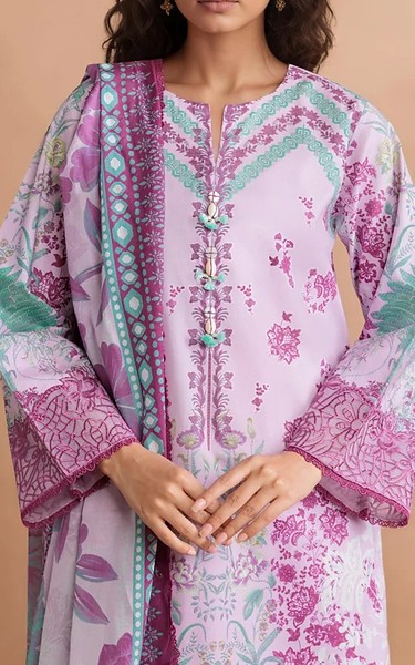 Bonanza Lilac Lawn Suit | Pakistani Lawn Dress in USA- Image 2