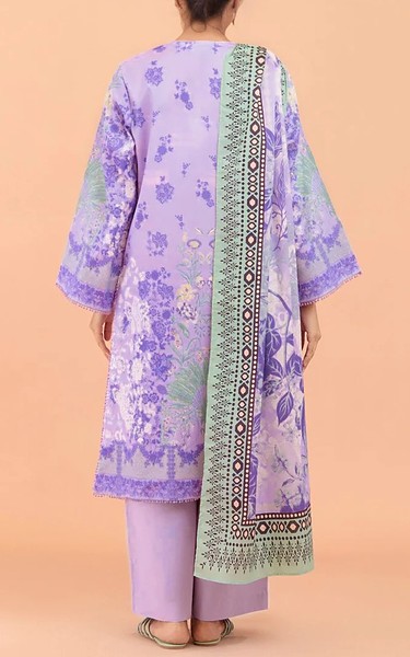 Bonanza Lavender Lawn Suit | Pakistani Lawn Dress in USA- Image 2