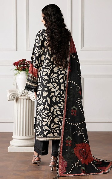 Daria Black Karandi Suit | Pakistani Winter Dresses in USA- Image 2